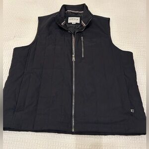 Orvis Classic Collection Men's Full Zip Quilted Vest Outdoor Black Size XLarge